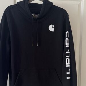 Carhartt Men's Black Sweatshirt with Logo